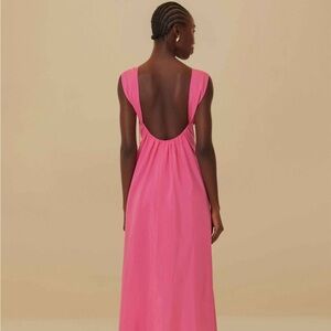 NWT Farm Rio pink sleeveless maxi dress Size S